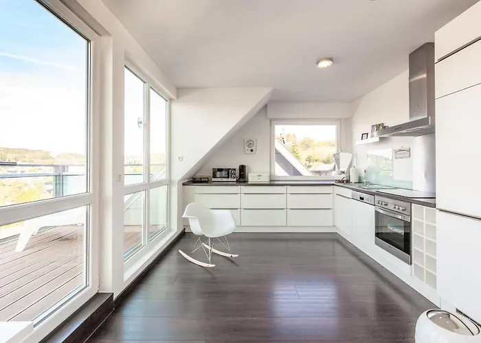 Architektenwohnungen Mit Panoramablick Bei Koeln Apartman Lindlar